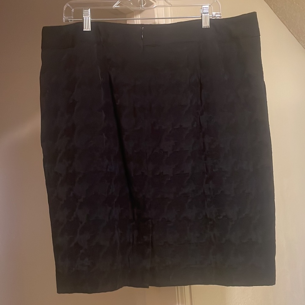 MERONA houndstooth textured pencil skirt